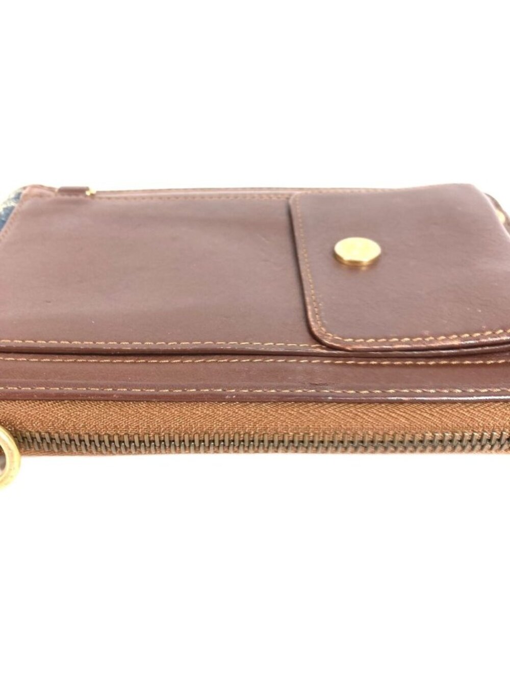 Celine Wallet Macadam Logo Denim Blue - Picture 6 of 9